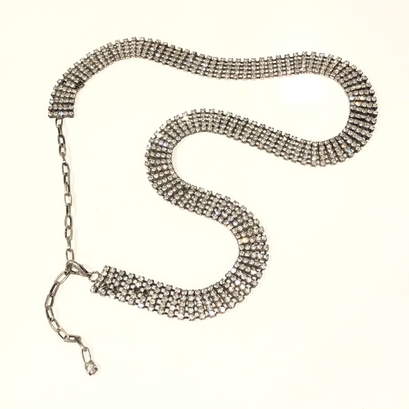 Vintage Accessories - Vintage 90s Rhinestone Belt